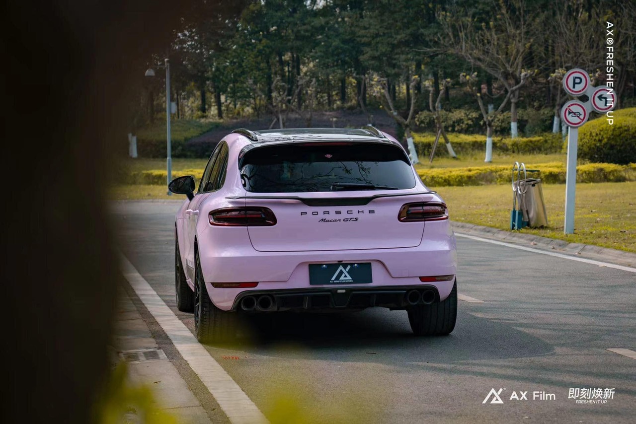 AX WRAP FILM ULTRA GLOSS BEGONIA PINK – HỒNG THU HẢI ĐƯỜNG SIÊU BÓNG PORSCHE MACAN GTS AX WRAP FILM ULTRA GLOSS BEGONIA PINK – HỒNG THU HẢI ĐƯỜNG SIÊU BÓNG PORSCHE MACAN GTS