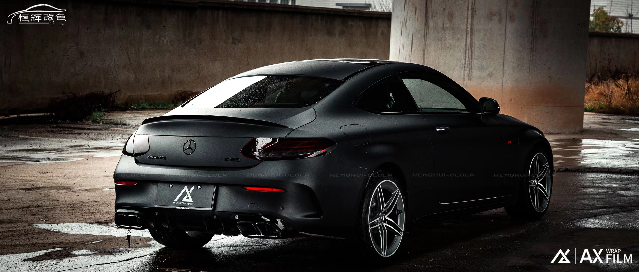 AX WRAP FILM SATIN BLACK - MÀU ĐEN SATIN